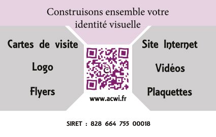 Carte de visite Aurélie Coppée Webdesigner - Infographiste