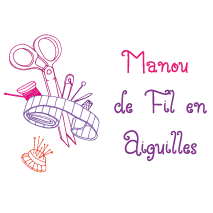 Création de logo pour la couturière Manou de fil en aiguille à Ouzouer sur Loire 45