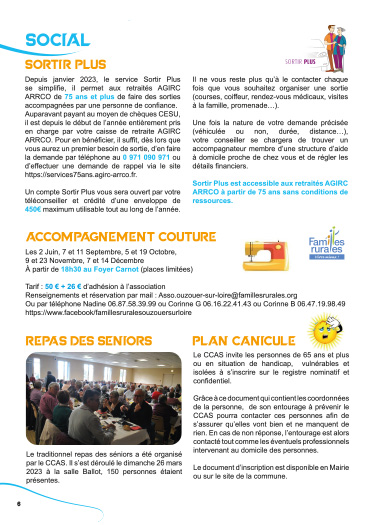Mise en page du bulletin municipal Ouzouer sur Loire Loiret 45
